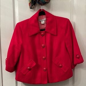 Peter Nygard Vibrant Red Jacket